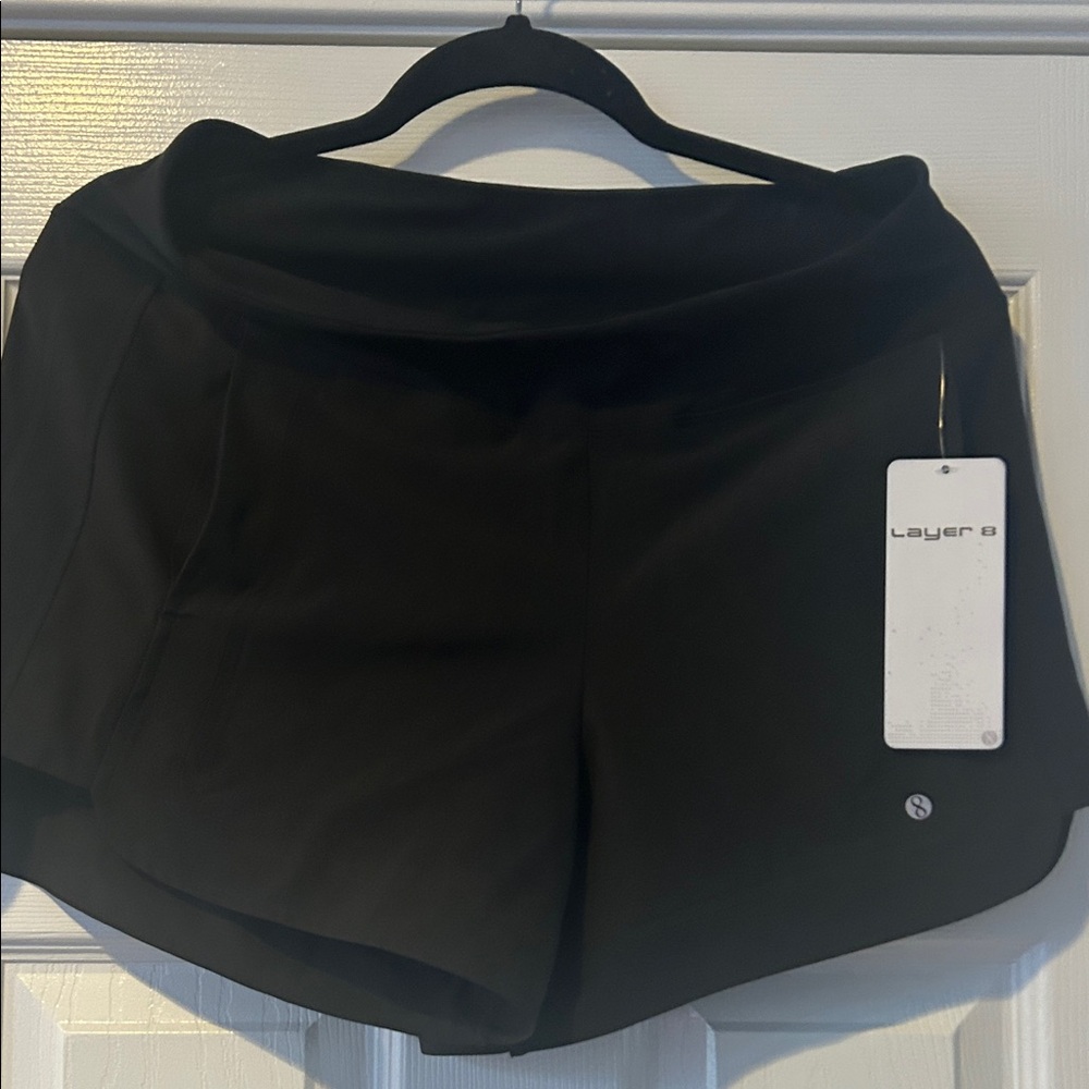 Layer 8 Women's Athletic Black Shorts